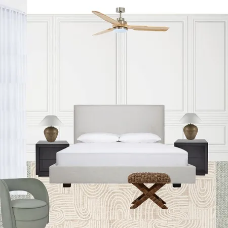 Master Bedroom black transitional Interior Design Mood Board by Kayrener on Style Sourcebook