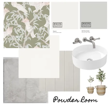 Trentham Powder Room Interior Design Mood Board by CloverInteriors on Style Sourcebook