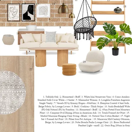 Boho Interior Design Mood Board by shezaiqbal on Style Sourcebook
