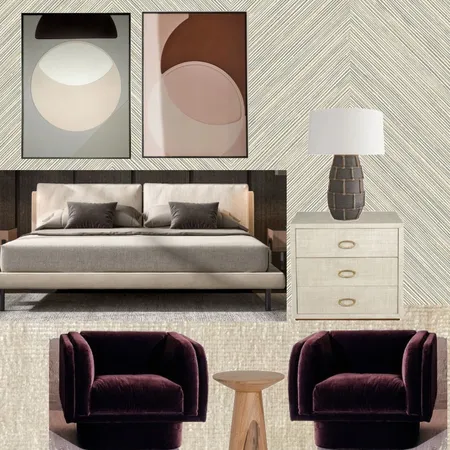 Hedges Avenue Master Bedroom Interior Design Mood Board by Bianco Studio on Style Sourcebook