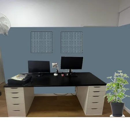 חדר עבודה קיר מחשב Interior Design Mood Board by Dorin on Style Sourcebook