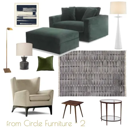 Circle Furniture 2/2 Interior Design Mood Board by Studio 333 LLC on Style Sourcebook