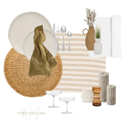 Autumn table setting Interior Design Mood Board by white soul studio on Style Sourcebook