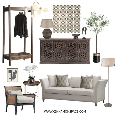 Hallway design Interior Design Mood Board by Cinnamon Space Designs on Style Sourcebook