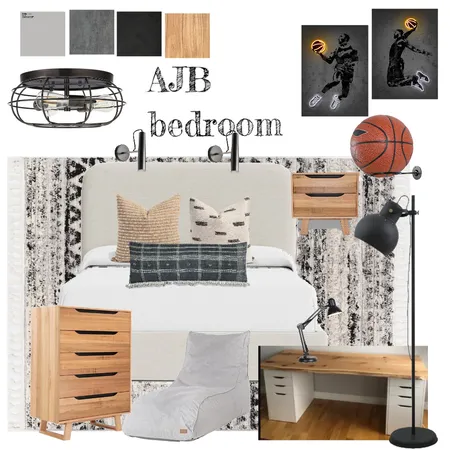 AJB Bedroom Interior Design Mood Board by Renbel on Style Sourcebook