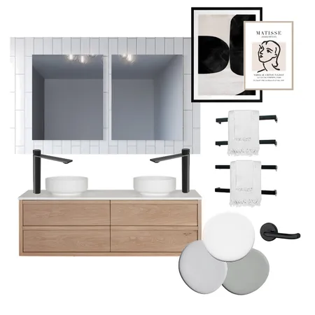 Minimalistic Interior Design Mood Board by The Blue Space