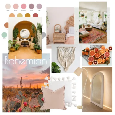 Bohemian Inspiration Interior Design Mood Board by Christine Interior Designer on Style Sourcebook