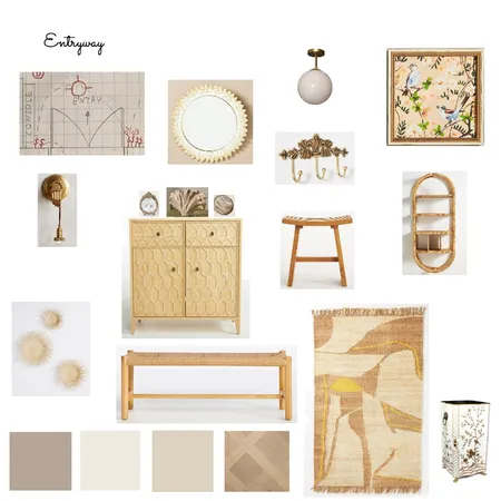 Entryway Interior Design Mood Board by Oksana Gallant on Style Sourcebook