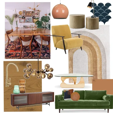 Mid-Century Modern Interior Design Mood Board by gettenb on Style Sourcebook
