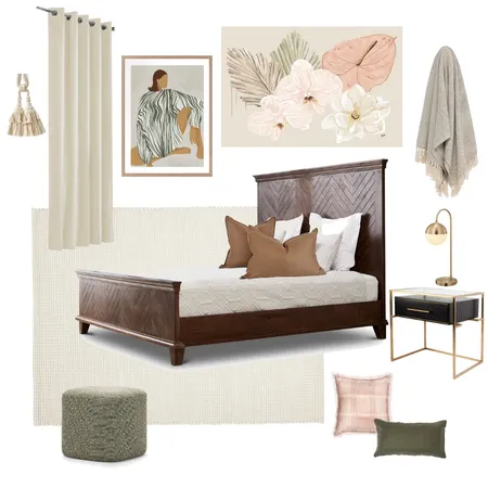 Master bedroom Interior Design Mood Board by Vanessa Alex Interiors on Style Sourcebook