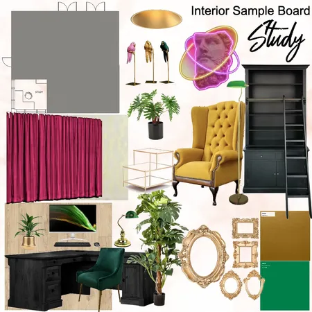 Module 9 - Study Interior Design Mood Board by alyssa.k on Style Sourcebook