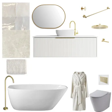 Drew & Leah Bathroom Interior Design Mood Board by hollynicholls on Style Sourcebook