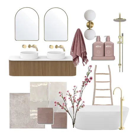 GIRLS BATHROOM Interior Design Mood Board by Yvette Smith on Style Sourcebook