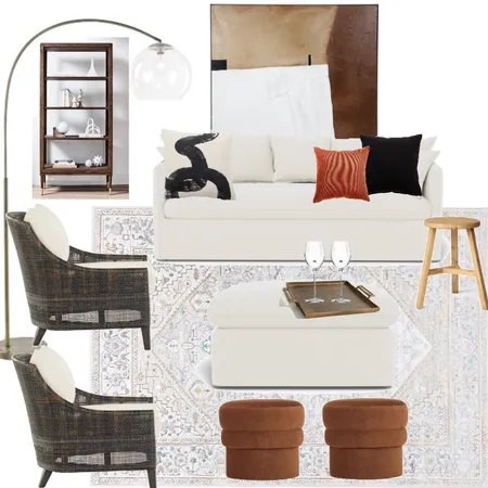 Mel Living Room Interior Design Mood Board by Bianco Studio on Style Sourcebook
