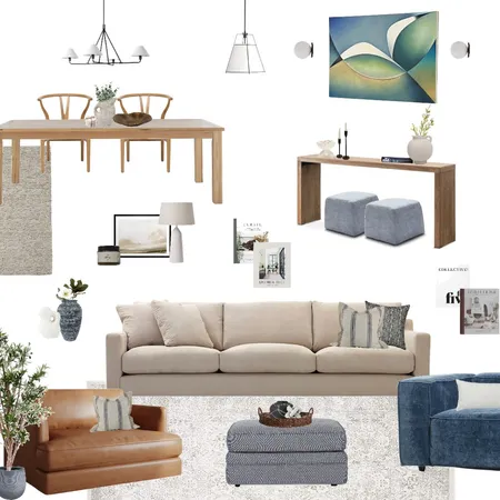 Christine's Kitchen/Living Sample Board Interior Design Mood Board by AJ Lawson Designs on Style Sourcebook