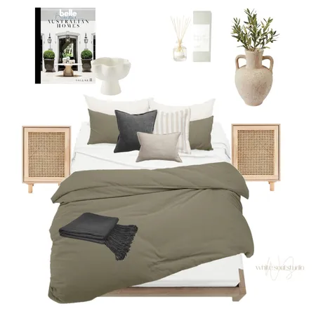 Family Home - Bedroom 3 Interior Design Mood Board by white soul studio on Style Sourcebook