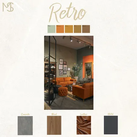 Moodboard Retro Interior Design Mood Board by moriasegal26 on Style Sourcebook