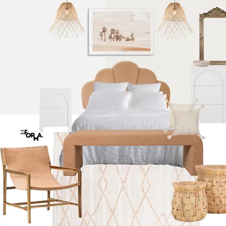 Moroccan Themed Bedroom Interior Design Mood Board by Formery | Architect & Interior Designer Melbourne on Style Sourcebook