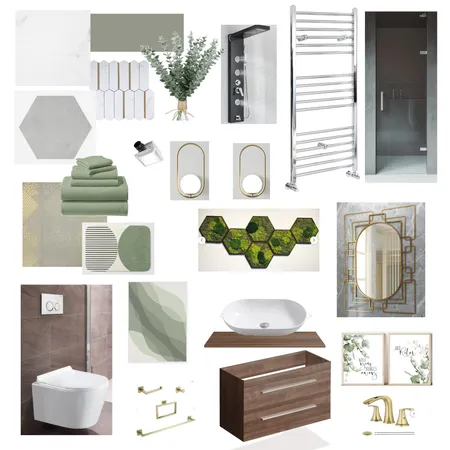 bathroom mood board Interior Design Mood Board by madihajaved24 on Style Sourcebook