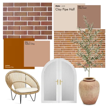 B23 New Arrival - Austral Bricks Pottery Blend Interior Design Mood Board by Brickworks on Style Sourcebook