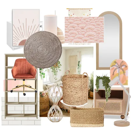Modern Bohemian Bedroom Interior Design Mood Board by piamccastro on Style Sourcebook