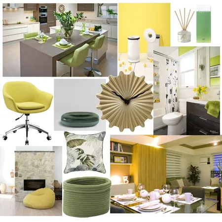 Analogous Scheme Mood Board Interior Design Mood Board by Michela on Style Sourcebook