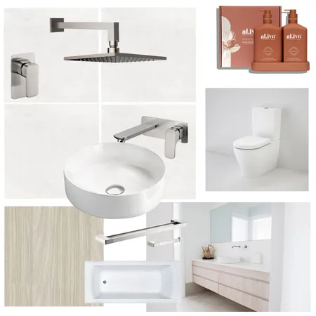 Main Bathroom Interior Design Mood Board by clowal on Style Sourcebook