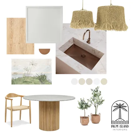 Coastal Kitchen Interior Design Mood Board by Palm Island Interiors on Style Sourcebook