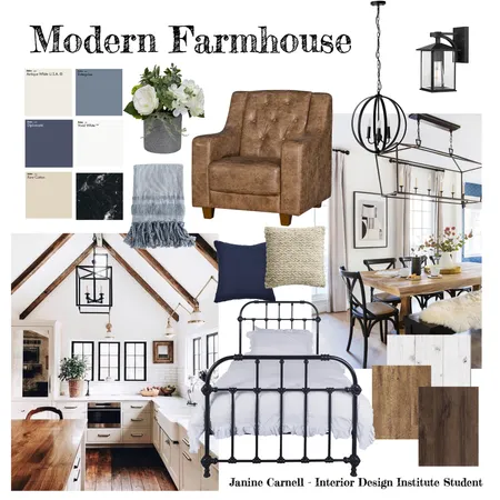 Modern Farmhouse Interior Design Mood Board by Ladybird on Style Sourcebook