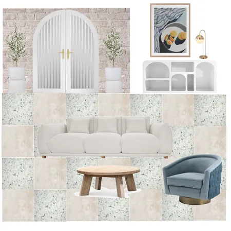 Blues & Peach Terracotta Interior Design Mood Board by create with b. on Style Sourcebook