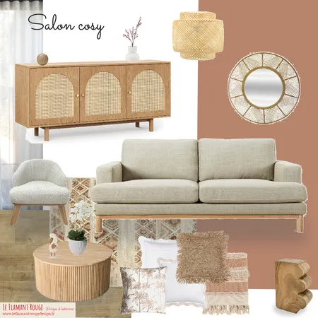 Salon cocoon Châtel Interior Design Mood Board by Le Flamant Rouge Design d'intérieur on Style Sourcebook