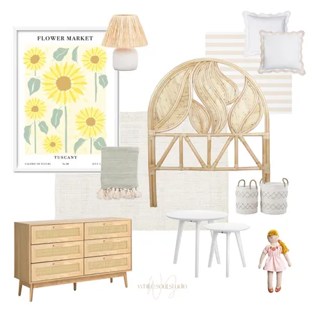 Mood Board - Girls Room Interior Design Mood Board by White Soul Studio on Style Sourcebook