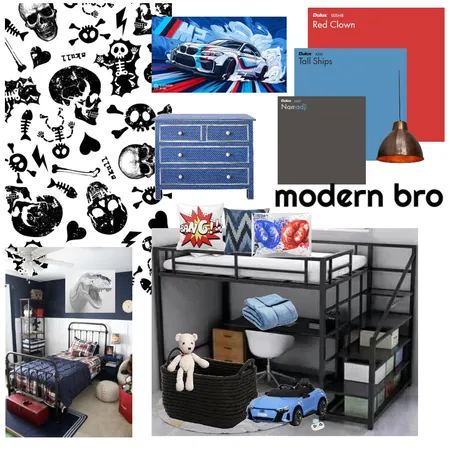 Angus bedroom Interior Design Mood Board by Linsey on Style Sourcebook
