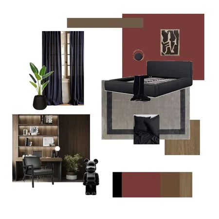 bedroom_man Interior Design Mood Board by Kate1984 on Style Sourcebook