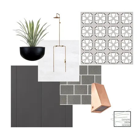 Industrial Exterior Interior Design Mood Board by Gaylene Drew Designs on Style Sourcebook