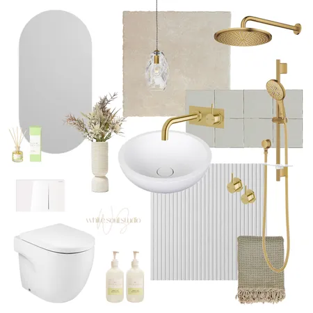 Mood Board - Main Bathroom Interior Design Mood Board by White Soul Studio on Style Sourcebook