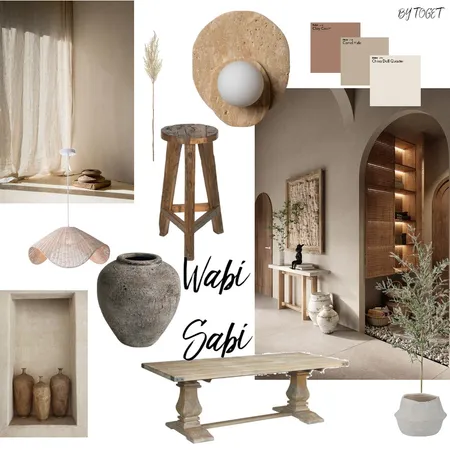 WABI SABI Mood Board Interior Design Mood Board by TOGET on Style Sourcebook