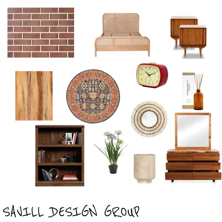 Radish Brown Interior Design Mood Board by SavillDesignGroup on Style Sourcebook