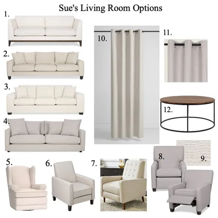Sue's Living Room Interior Design Mood Board by jenleclair on Style Sourcebook