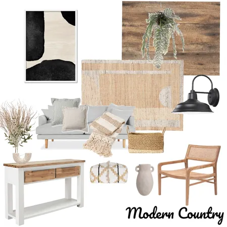 Modern Country Interior Design Mood Board by LEAFY INTERIORS on Style Sourcebook