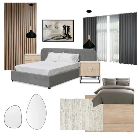 Japandi Bedroom Interior Design Mood Board by LeanneBloom on Style Sourcebook