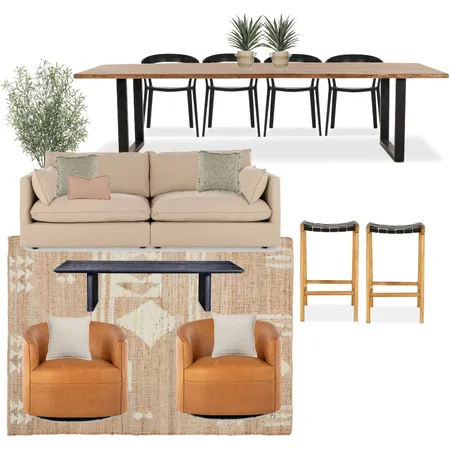 Amanda - Living & Dining 1 Interior Design Mood Board by Brisbane Lounge Lovers on Style Sourcebook