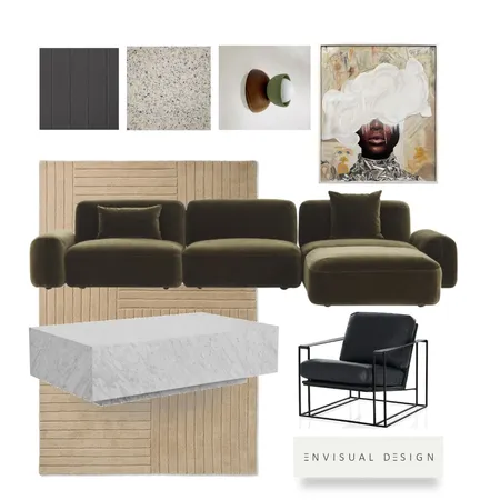 Textured Living Interior Design Mood Board by envisual design on Style Sourcebook