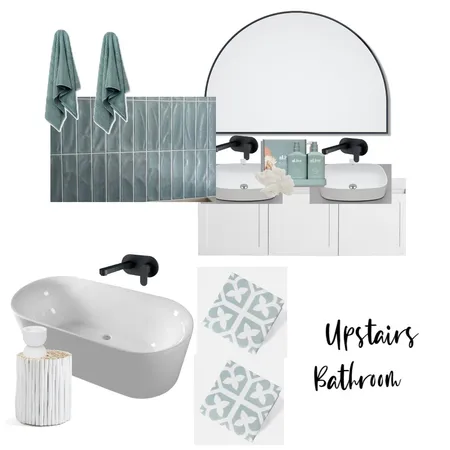 Upstairs bathroom Interior Design Mood Board by ElleseP on Style Sourcebook