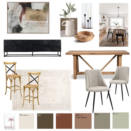 Intrepid Dining 2 Interior Design Mood Board by Manea Interior Design & Styling on Style Sourcebook