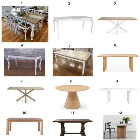 Dining tables Interior Design Mood Board by Chantelborg1314 on Style Sourcebook