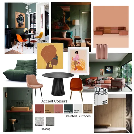 Green Interior Design Mood Board by Aileen Yao on Style Sourcebook