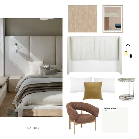 Lux Bedroom Interior Design Mood Board by K A N L A    P E R L A on Style Sourcebook