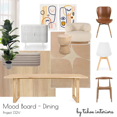 132V Dining Interior Design Mood Board by tanjahoegl@gmail.com on Style Sourcebook
