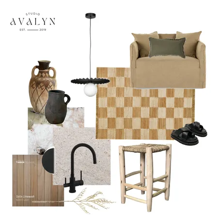 House flow - Neutral Living Interior Design Mood Board by AVALYN HOUSE on Style Sourcebook